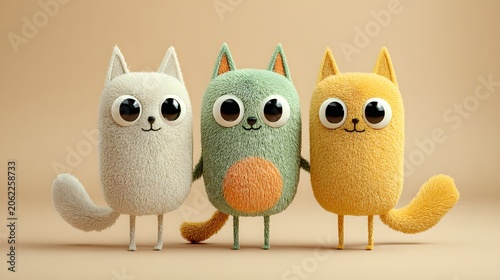 Wooden Cat Handmade Toy and Home Decor