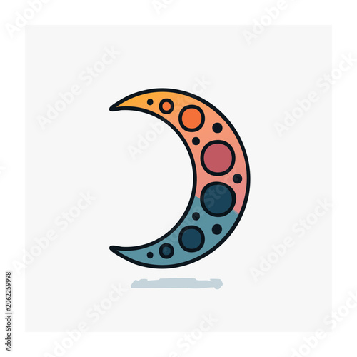 Flat design owl icon isolated on transparent background