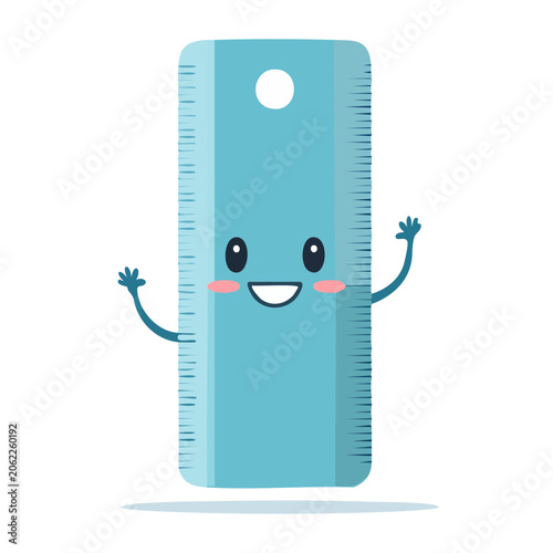 Smartphone with face and plant illustration