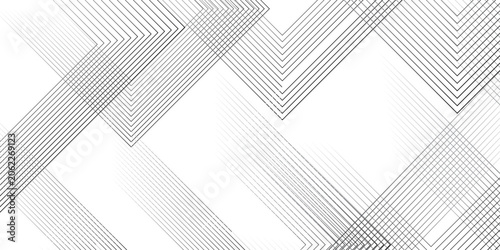 Tableau sur toile Vector oblique stripe diagonal black and white line gradient fading diagonal stripe transparent diagonal cloth