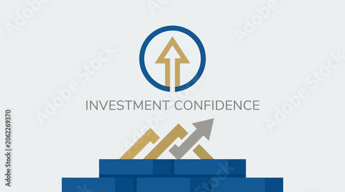 Obraz na plátně Investment Confidence Growth Success Concept.