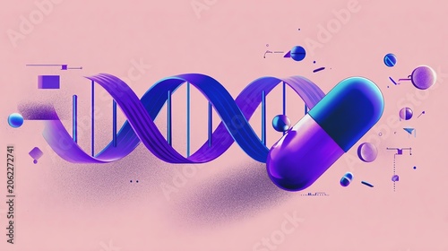 Innovative design of DNA and capsule concept.