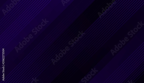Fotografía Abstract dark purple background with diagonal lines and gradient effect