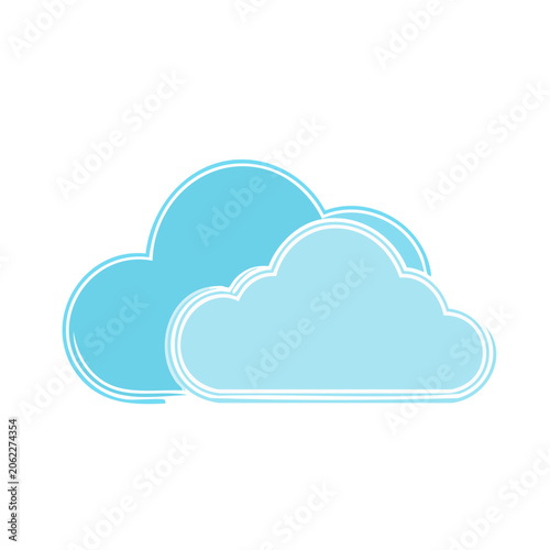 Flat design vector of wifi signal