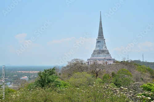 The landscape of the ancient place in Thailand.