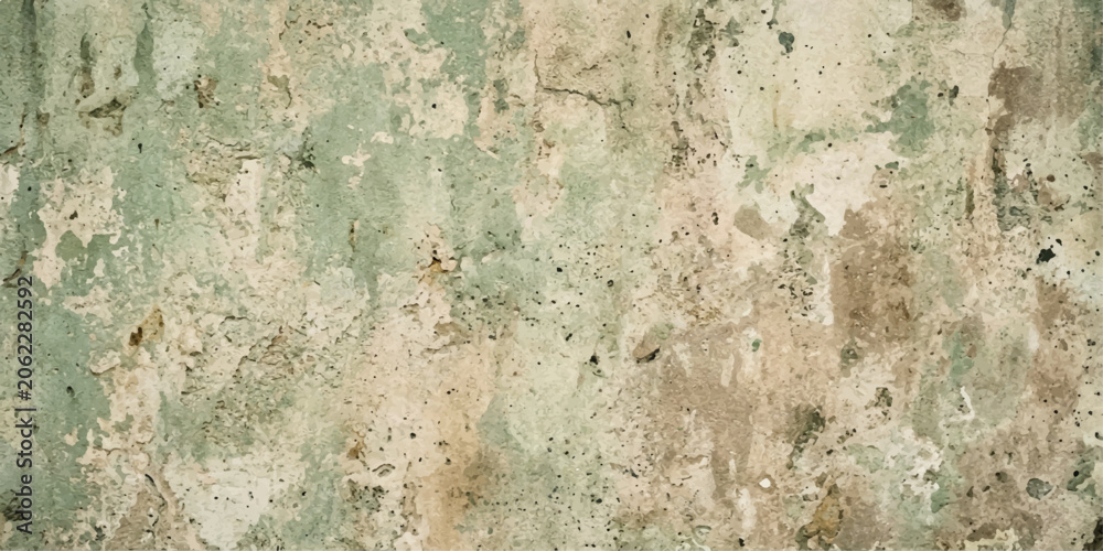Fototapeta premium Weathered distressed wall surface with patina and peeling paint weathered distressed concrete background material architecture construction industrial backdrop structure exterior artistic