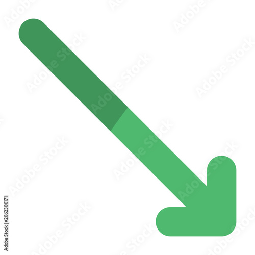 Photos Down-Right Arrow Icon Design