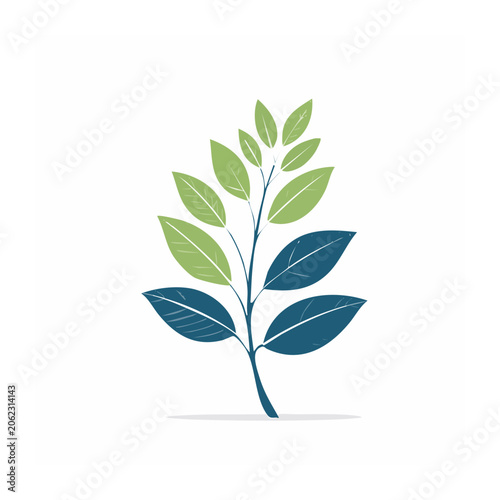 Olive branch with leaves on transparent background