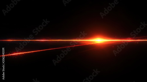 Abstract glowing light effects against a dark background with energy