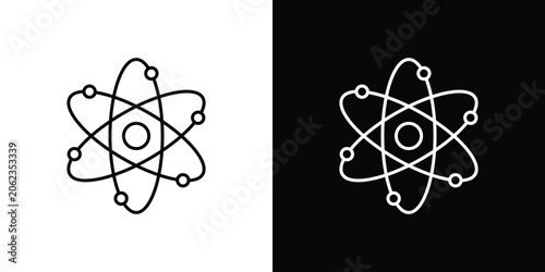 Tableau sur toile Physics icon symbol, best for mobile apps