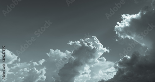 Fotografia Dark dramatic sky and clouds