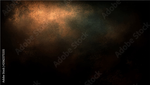 Billede på lærred Abstract textured background evoking cosmic nebula or celestial dust cloud, dramatic lighting creating sense of mystery, deep space