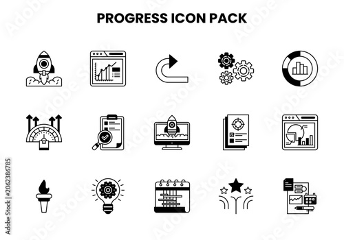 Progress DuoTone Design Icons Pack