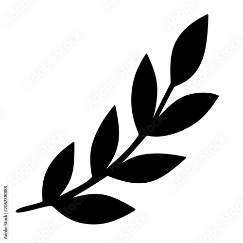black leaf branch