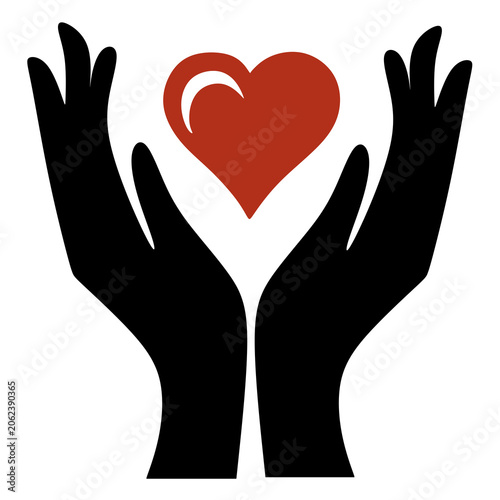 hands holding red heart
