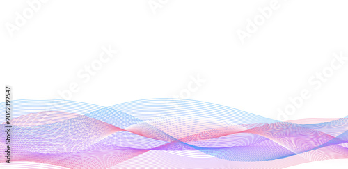 Neon wave abstract background purple blue cyan