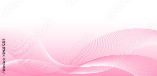 Pink abstract wave background illustration