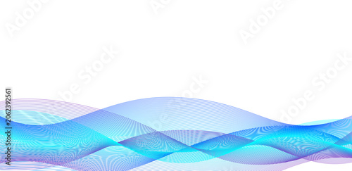 Neon wave abstract background blue purple pink