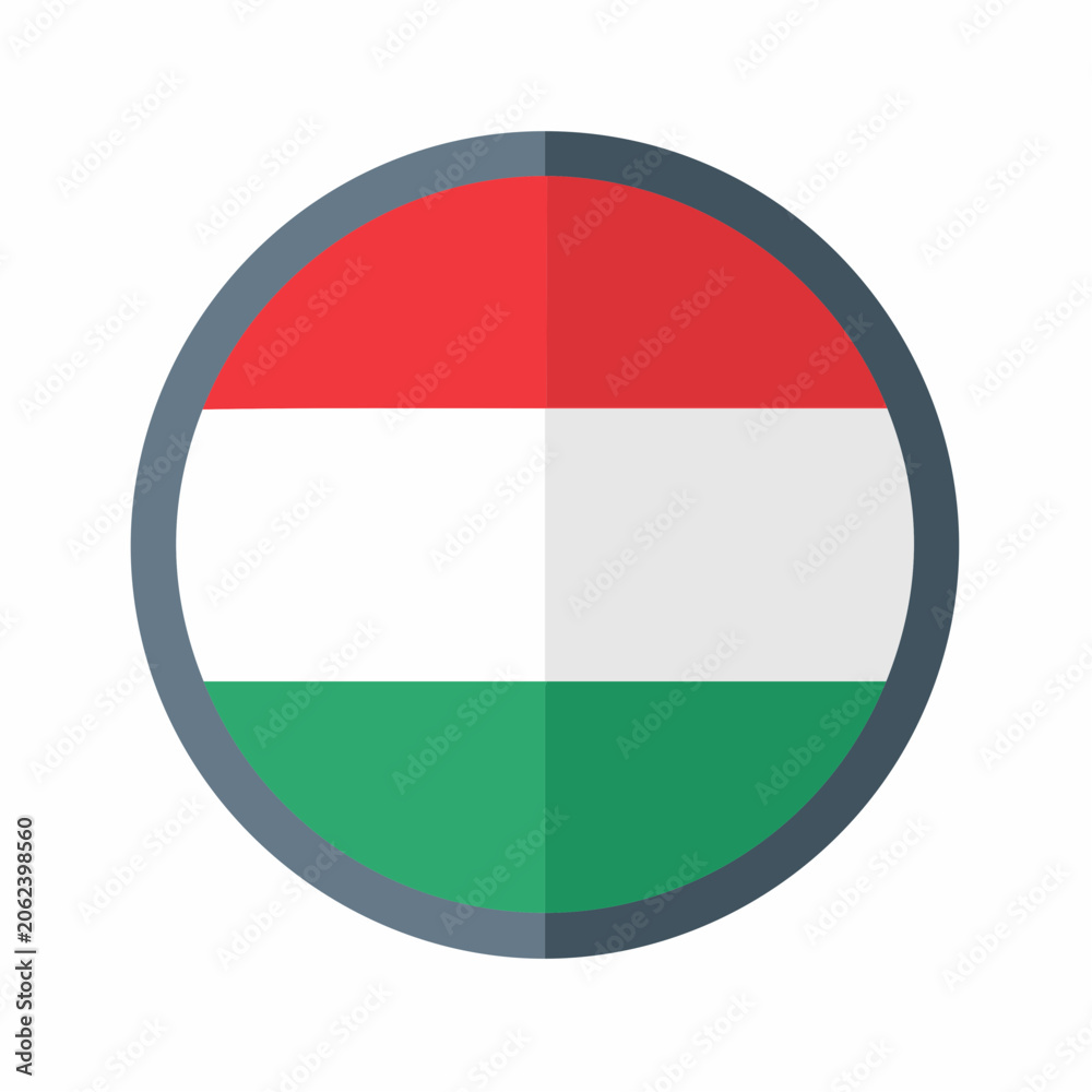 Fototapeta premium Hungary Flag Icon
