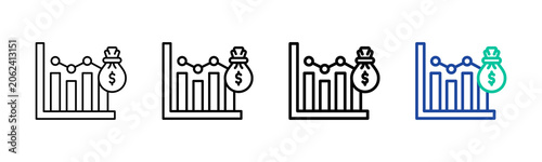 Capitalization Icon Collection Different Style Outline