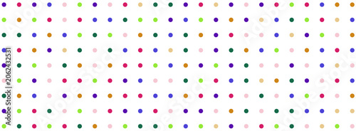 seamless pattern with colorful dots