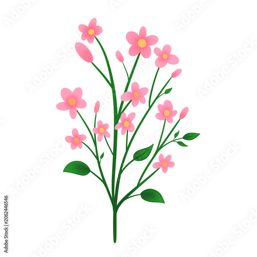 bouquet of pink flowers
