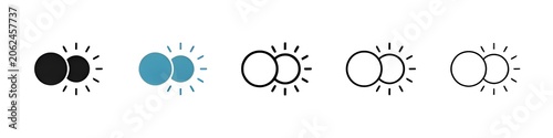 Slika na platnu Eclipse icon set