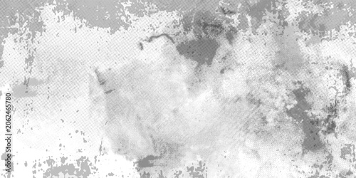Tableau sur toile An abstract black and white background featuring dark smoke and misty clouds mov