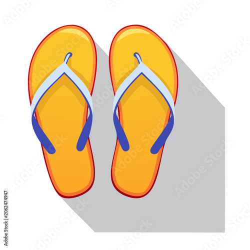 Cartoon yellow duck pair isolated