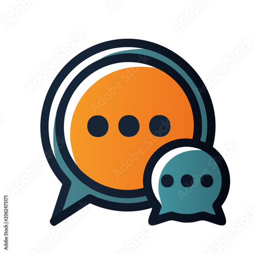Flat design octopus icon