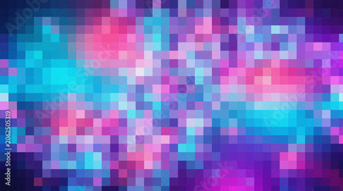 Photos Abstract pixelated vibrant colors