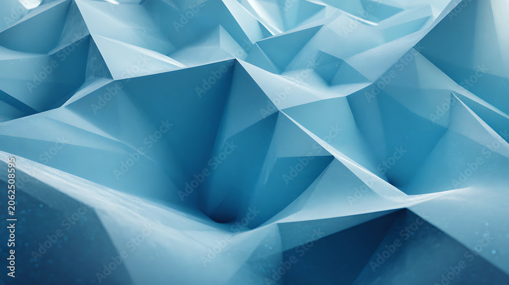 Obraz premium Blue Futuristic Technology Background with Abstract Digital Curves and Modern Gradient Style