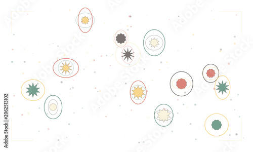Food Label Local Market Seals Transparent Vector Overlay