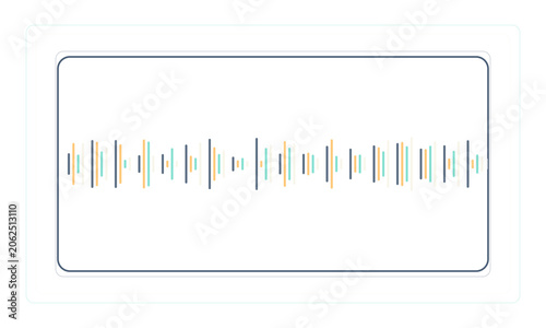 Podcast Waveform Badges Transparent Vector Overlay