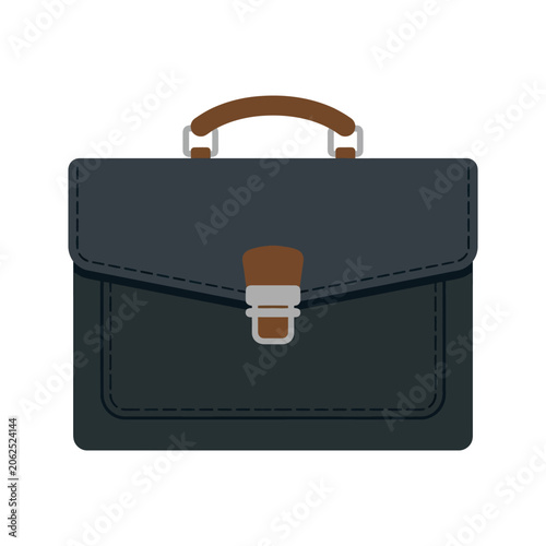 A professional leather briefcase for business and office work