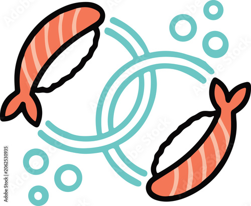 Foto Joyful child jumping over barrier rope, active play and fun activity illustratio