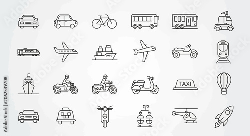 Modern Icons of Transportation: Vehicles, Aircraft, Watercraft & More
