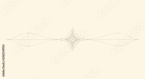 Elegant Ornamental Line Divider