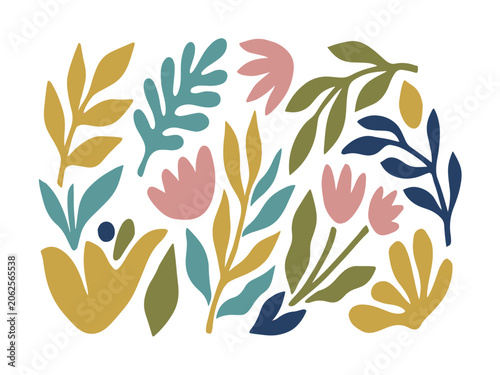 Colorful Floral Illustration