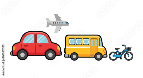 Vehicles on Land and in Air.