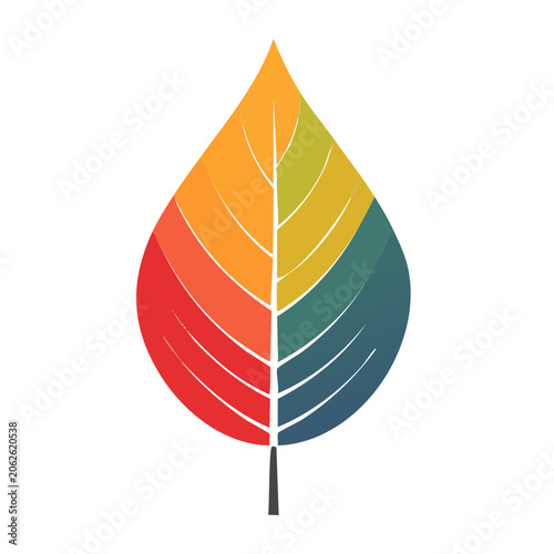 Flat design compass icon vector