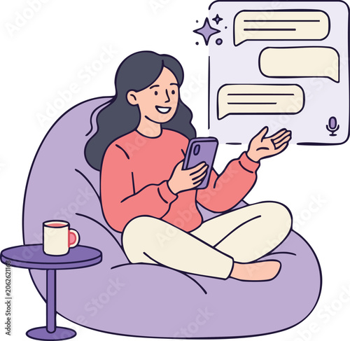 Flat vector editorial illustration