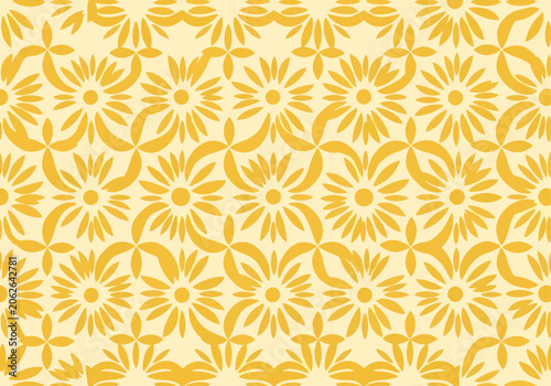 Tropical Brown Palm Frond Background with Minimal Neutral Botanical Style
