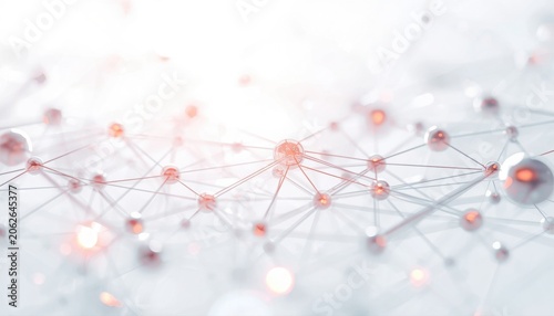 Digital network connectivity abstract background with interconnected spheres connectivity abstract technology connection background communication structure innovation particles internet