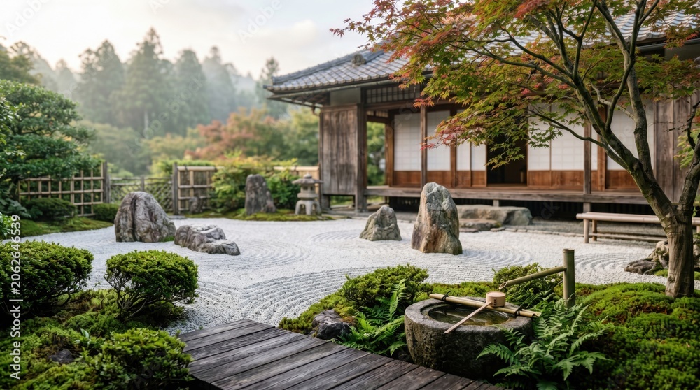 Naklejka premium Japanese Garden