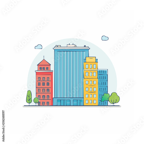 Isometric data center server room vector illustration