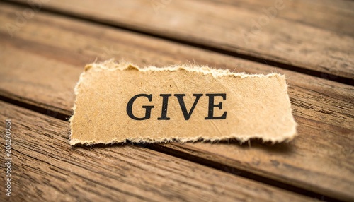 GIVE – Generosity & Kindness Symbol