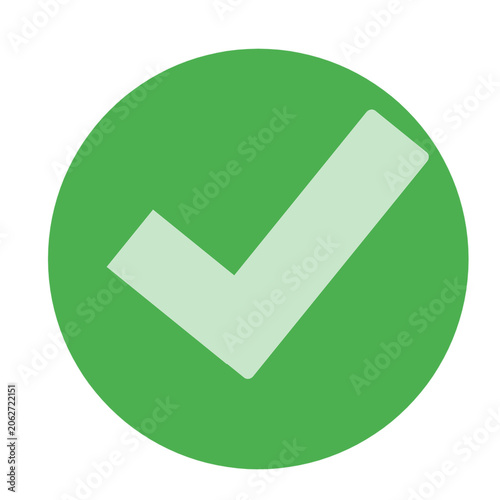 Green Circular Checkmark Icon