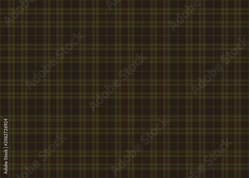 Slika na platnu Dark academia plaid seamless pattern, vintage dark green and charcoal gray tarta