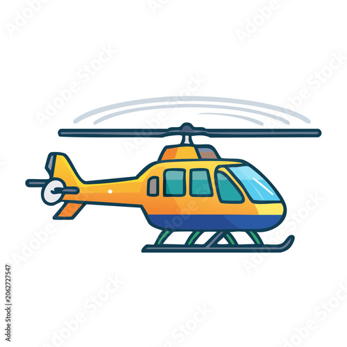 Flat design airplane with suitcase vector illustration